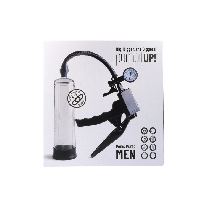 VIRGITE PENIS PUMP MEN CON MANOMETRO